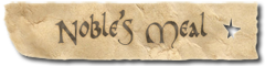 Noble's Meal Noble's Meal