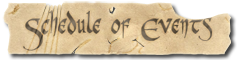 Schedule of Events
