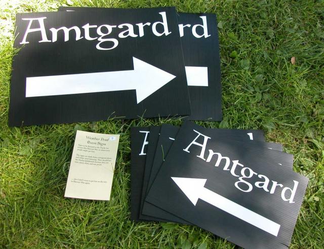 Amtgard Signs